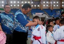 Asep Japar Bupati Sukabumi Buka Kejurda Karate, Bangun Katakter dan Sportivitas