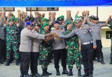 Pererat Kebersamaan, TNI–Polri Maluku Utara Tegaskan Komitmen Sinergitas