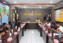 Lewat Coffee Morning, Kapolresta Tidore Pererat Sinergi dengan Wartawan