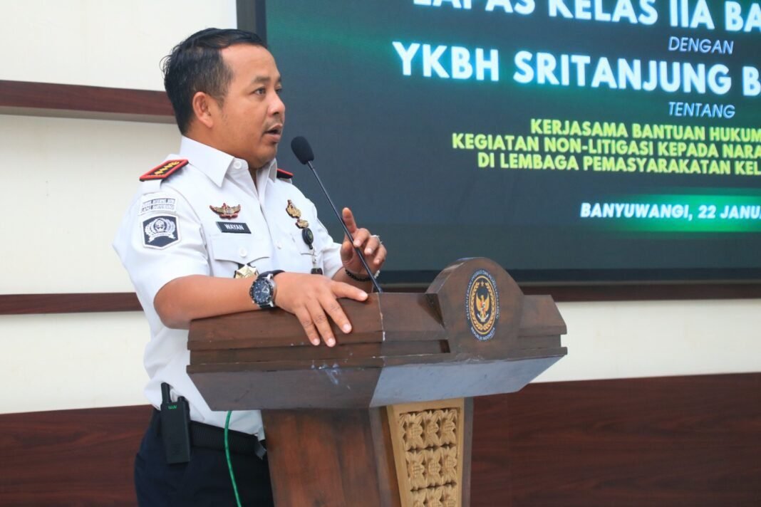 Perkuat Layanan Hukum, Lapas Banyuwangi Teken PKS dengan YKBH Sritanjung Perkuat Layanan Hukum, Lapas Banyuwangi Teken PKS dengan YKBH Sritanjung