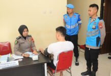 Polda Malut Gelar Rikkes Tahap I Penerimaan Seleksi SIPSS Tahun 2026