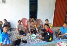 *Kapolsek Matan Hilir Selatan Laksanakan Kegiatan Patroli Dialogis di Desa Kemuning Biutak*