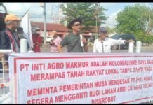 DPD-LAN Gelar Aksi Damai, Tuntut Penanganan Dugaan Penyerobotan Tanah Desa Danau Cala