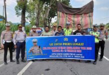Sat Lantas Polres Langkat Gelar Ramp Check Kendaraan dalam Ops Keselamatan Toba 2026