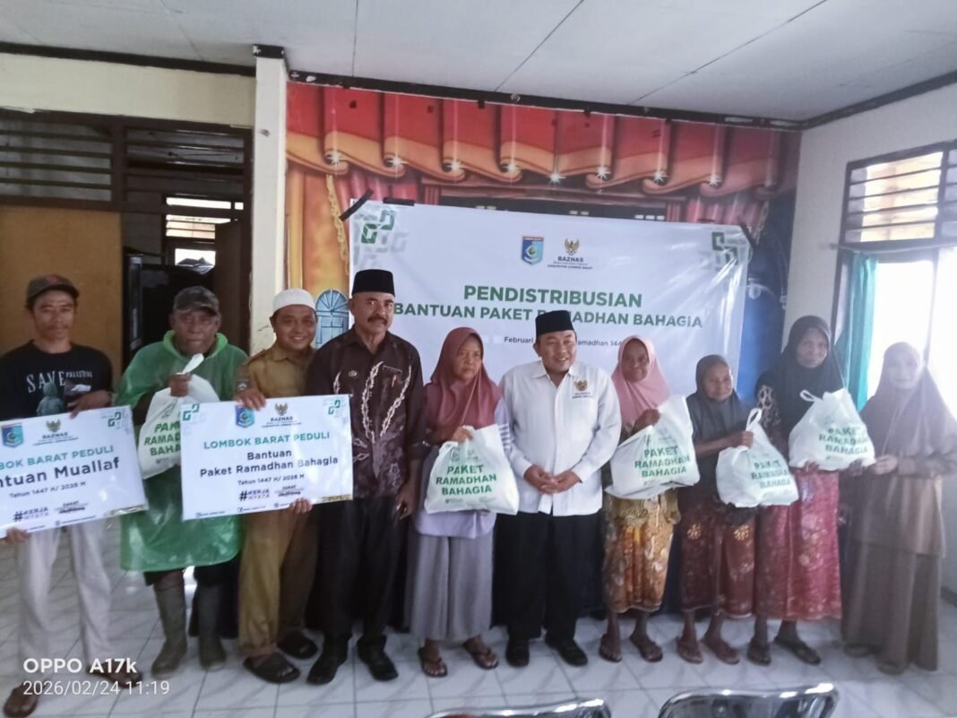 BAZNAS LOMBOK BARAT DISTRIBUSIKAN PAKET RAMADHAN DI SEKOTONG BAZNAS LOMBOK BARAT DISTRIBUSIKAN PAKET RAMADHAN DI SEKOTONG