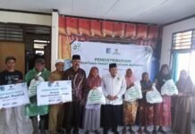 BAZNAS LOMBOK BARAT DISTRIBUSIKAN PAKET RAMADHAN DI SEKOTONG