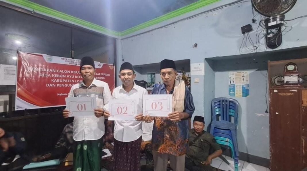 Tiga Calon PAW Kades Kebon Ayu Siap Bertarung, Sistem Delegasi Jadi Penentu Tiga Calon PAW Kades Kebon Ayu Siap Bertarung, Sistem Delegasi Jadi Penentu