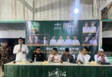 Peringati Hari Lahir ke-100 Tahun NU,PCNU Aceh Barat Gelar Beut NU Warong Kupi Edisi Khusus