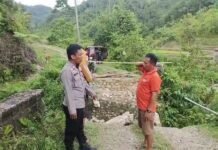 Jembatan Poros Provinsi di Mamasa Ambruk, Tiga Desa Terisolasi dan Ekonomi Warga Lumpuh