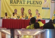 DPD Golkar Prov Papua Barat Gelar Rapat Pleno, Rumuskan Strategi Konsolidasi dan Penguatan Kelembagaan.