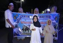 Pawai Takbiran Meriahkan Malam Idulfitri, Warga Dusun Bongor Tumpah Ruah ke Jalan