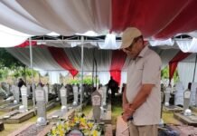 Florenco Mario Viera Tenaga Ahli Gizi Nasional Hadiri Pemakaman Mantan Wakil Presiden RI Ke 6