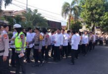 Pererat Silaturahmi, Personel Polres Ternate Gelar Halal Bihalal Usai Apel Pagi