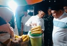 Pantau Takbiran Sambil Makan Jagung di Fakfak, Bahlil: Jagungnya Kuning, Jadi Saya Harus Ambil Semua.