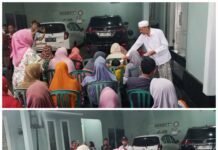 Tradisi Tahunan, H.M. Hasan Basuki Bagikan Zakat Mal untuk Warga Bangsalsari