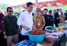 Bupati Tarmizi Hadiri Kegiatan Gerakan Pangan Murah Dan Pasar Tani Aceh Barat,