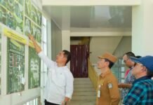 Bupati Aceh Barat Tarmizi Bersama Sekda Aceh Muhammad Nasir Tinjau Gedung Rumah Sakit Regional Meulaboh