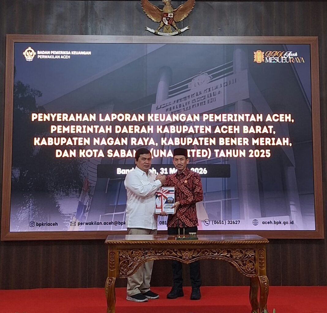 Pemerintah Kabupaten Aceh Barat Serahkan LKPD Unaudited Tahun 2025 Kepada BPK RI Pemerintah Kabupaten Aceh Barat Serahkan LKPD Unaudited Tahun 2025 Kepada BPK RI