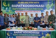 Jelang Idul Fitri 1447 H, PHBI Fakfak Gelar Rapat Koordinasi Persiapan Pelaksanaan.