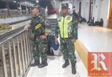 Kodim Purworejo Laksanakan Pengamanan Eksternal Angkutan Lebaran 2026 di Stasiun Kutoarjo