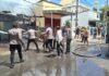 Respon Cepat Polres Ternate Tangani Kebakaran Warung Bakso di Takoma, Dipastikan Tidak Ada Korban Jiwa