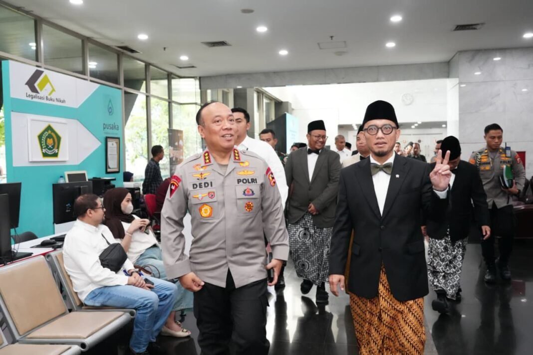 *Polri dan Kemenhaj Bentuk Satgas Haji 2026, Hadir Lindungi Jemaah Sesuai Arahan Presiden Prabowo* *Polri dan Kemenhaj Bentuk Satgas Haji 2026, Hadir Lindungi Jemaah Sesuai Arahan Presiden Prabowo*