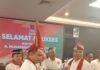 Budi Arie Lantik Muhamad Sholeh Pimpin DPD Projo Jatim 2026–2031 di Malang