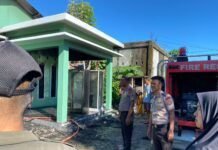 Korsleting Listrik Hanguskan Rumah Petani di Karossa, Kerugian Tembus Ratusan Juta Rupiah