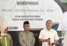 Kunker ke Purworejo, Menko Pangan Zulhas Ajak Yayasan Nurul Muttaqin Perkuat Ketahanan Pangan