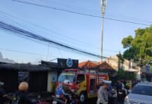 Subuh Mencekam di Ciseureuh, Rumah dan Empat Kios Ludes Terbakar Diduga Korsleting Listrik