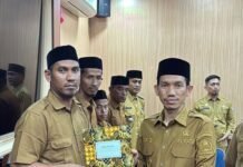 Pemkab Aceh Barat Resmi Berhentikan Sementara 7 Keuchik,Tegaskan Komitmen Bersihkan Pengelolaan Dana Gampong