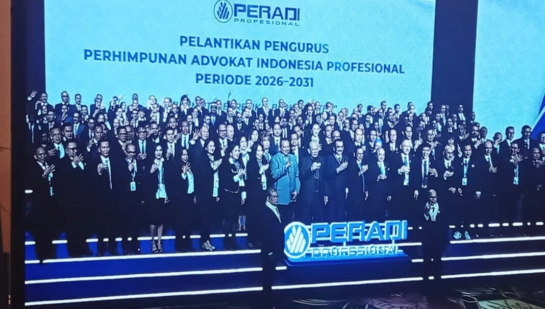 PERADI Profesional Resmi Dikukuhkan, Harris Arthur Hedar: Advokat Harus Modern dan Berintegritas PERADI Profesional Resmi Dikukuhkan, Harris Arthur Hedar: Advokat Harus Modern dan Berintegritas
