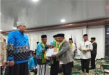 62 Jemaah Haji Asal Sukabumi Berangkat ke Tanah Suci