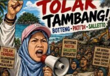 Suara Perempuan Botteng Menggema, Tolak Tambang yang Ancam Ruang Hidup Warga