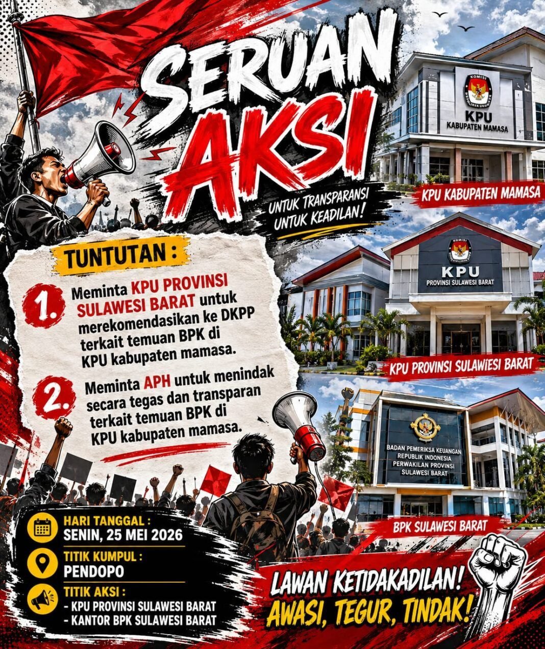 Petinggi KPU Mamasa Diguncang Isu Korupsi, Dua Tuntutan Maut Siap Seret Pelaku ke Ranah Hukum! Petinggi KPU Mamasa Diguncang Isu Korupsi, Dua Tuntutan Maut Siap Seret Pelaku ke Ranah Hukum!