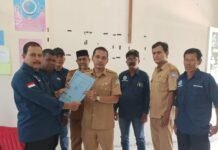 Sah,PD IWO Aceh Barat Resmi Terdaftar di Kesbangpol