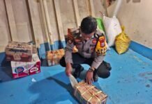Modus Kiriman Paket Terbongkar, Puluhan Kantong Miras Cap Tikus Diamankan di Pelabuhan Babang