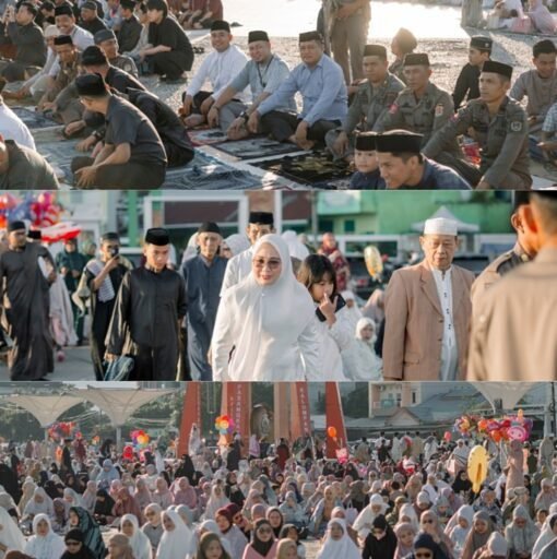Gubernur dan Bupati Sholat Id di Pantai Manakarra, 656 Hewan Kurban Siap Dibagikan Gubernur dan Bupati Sholat Id di Pantai Manakarra, 656 Hewan Kurban Siap Dibagikan
