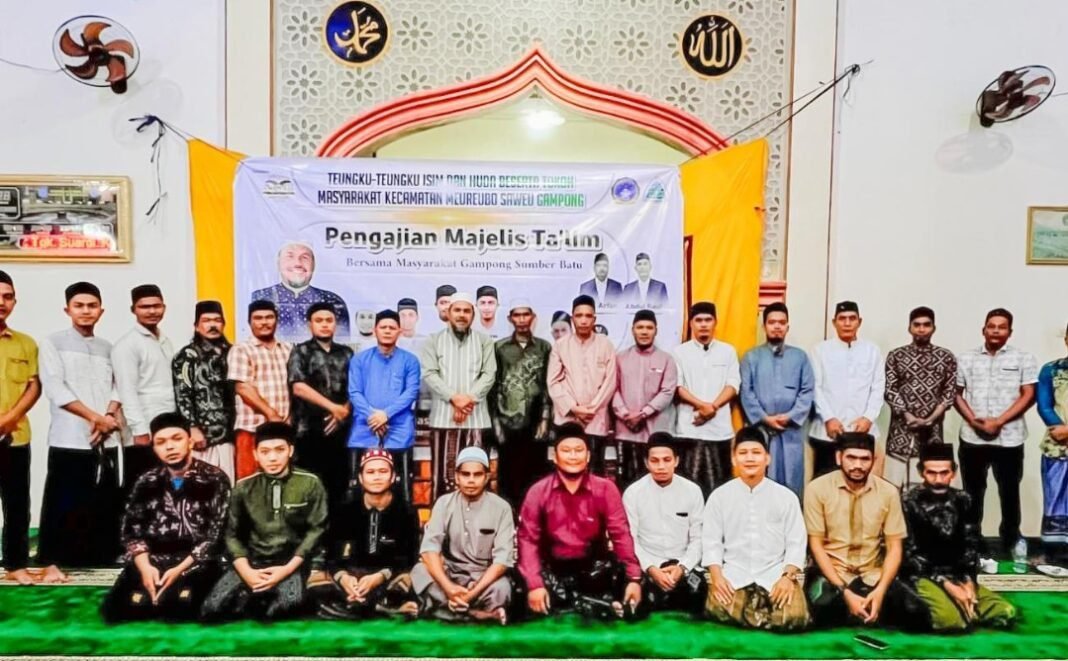 Perkuat Literasi Fikih Kontemporer,ISIM dan PC.HUDA Meureubo Gelar Pengajian Publik di Gampong Sumber Batu Perkuat Literasi Fikih Kontemporer,ISIM dan PC.HUDA Meureubo Gelar Pengajian Publik di Gampong Sumber Batu