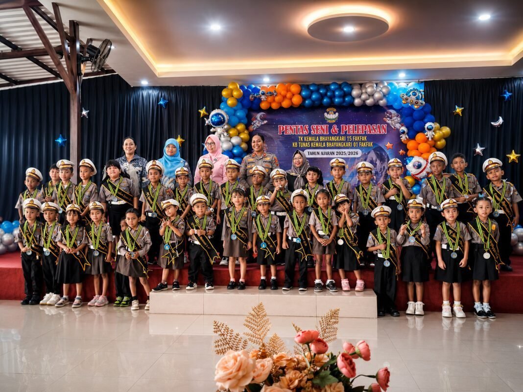 Pentas Seni dan Pelepasan yang Mengharukan, 36 Siswa TK Kemala Bhayangkari 15 Fakfak Resmi Dilepas Pentas Seni dan Pelepasan yang Mengharukan, 36 Siswa TK Kemala Bhayangkari 15 Fakfak Resmi Dilepas