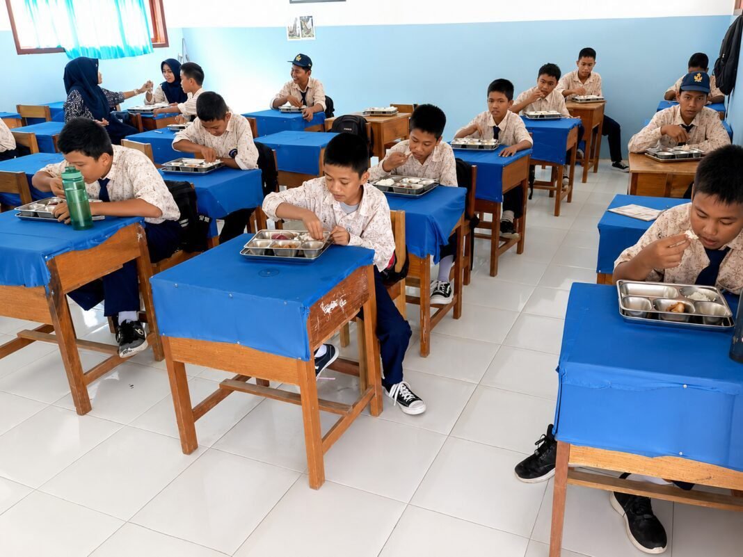 Siswa SMP 5 Tobadak Antusias Terima Makan Bergizi, SPPG Tobadak 2 Jangkau 904 Penerima Manfaat Siswa SMP 5 Tobadak Antusias Terima Makan Bergizi, SPPG Tobadak 2 Jangkau 904 Penerima Manfaat