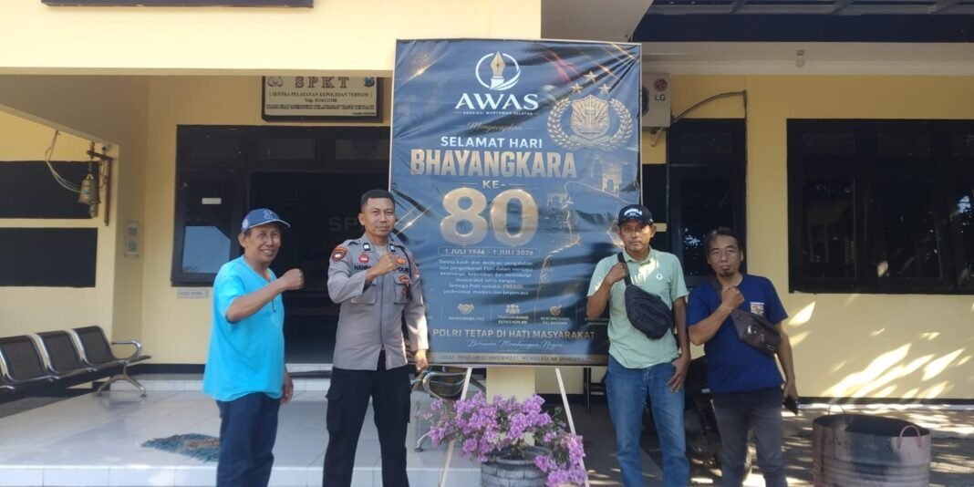 AWAS Tebar Ucapan Hari Bhayangkara di Empat Polsek, Wujud Nyata Sinergi dengan Polri AWAS Tebar Ucapan Hari Bhayangkara di Empat Polsek, Wujud Nyata Sinergi dengan Polri
