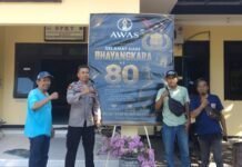AWAS Tebar Ucapan Hari Bhayangkara di Empat Polsek, Wujud Nyata Sinergi dengan Polri