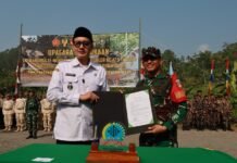 Wakil Bupati Purworejo Resmi Buka TMMD Reguler ke-129 Kodim 0708/Purworejo di Desa Watuduwur