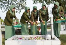 Peringati HUT ke-68, Kodam XII/Tpr Gelar Ziarah Rombongan di TMP Dharma Patria Jaya