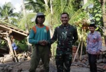 Anjangsana ke Warga Watuduwur, Dansatgas TMMD Reguler ke-129 Pererat Kemanunggalan TNI dengan RakyatÂ