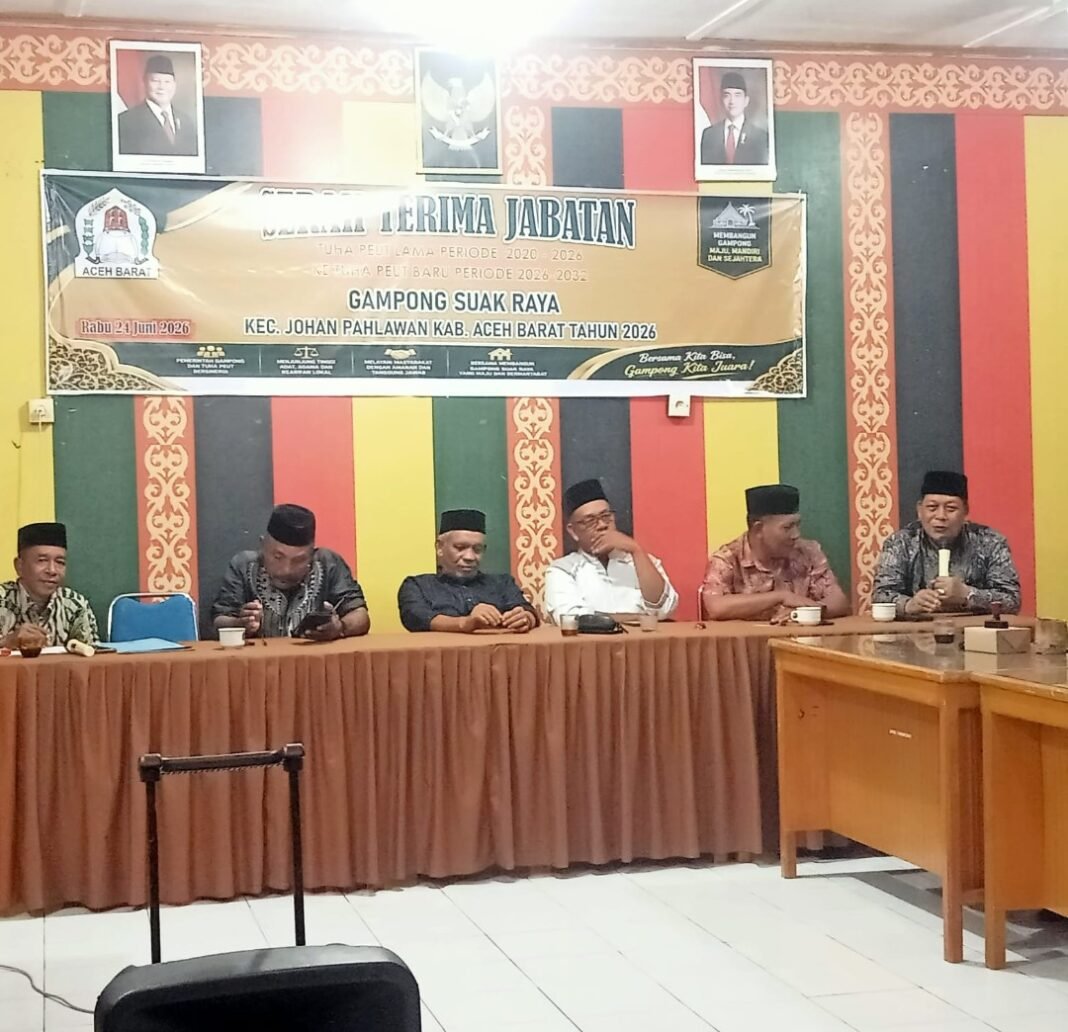 Plt Camat Kecamatan Johan Pahlawan Hadiri Serah Terima Jabatan Ketua Pemuda Gampong Suak Raya Plt Camat Kecamatan Johan Pahlawan Hadiri Serah Terima Jabatan Ketua Pemuda Gampong Suak Raya