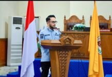 Disidang Paripurna,Pemkab Aceh Barat Sampaikan Jawaban Bupati Terhadap Raqan Pertanggung jawaban APBK 2025