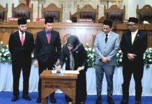Bupati dan Wakil Bupati Aceh Barat Hadiri Penutupan Rapat Paripurna ke III Masa Sidang ke II DPRK Aceh Barat