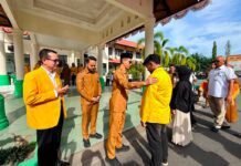 Bupati dan Wakil Bupati Aceh Barat Lepas 604 Mahasiswa KKN Reguler UTU Angkatan XXVI Tahun 2026